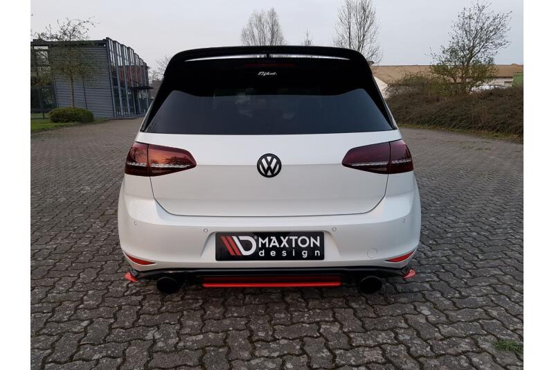 Maxton Design Heckdiffusor V.2 für VW Golf 7 GTI Clubsport Hochglanz schwarz