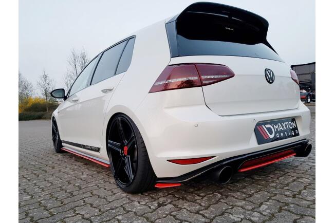 Maxton Design Diffusor Flaps für VW Golf 7 GTI...