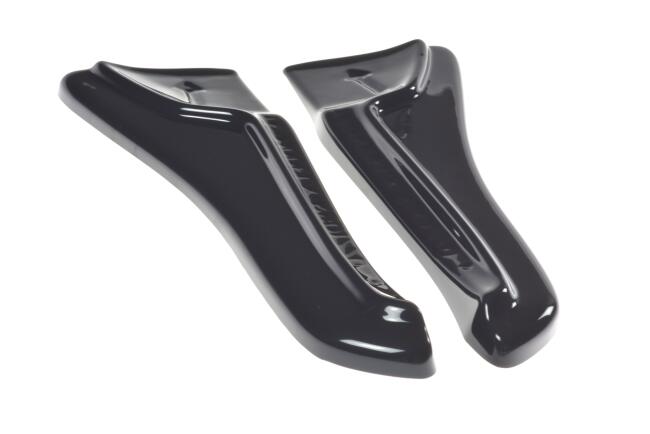 Maxton Design Diffusor Flaps V.1 für Tesla Model X Hochglanz schwarz