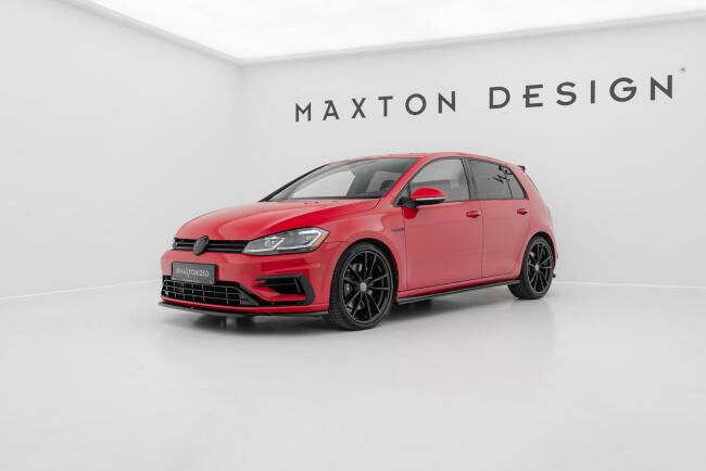 Maxton Design Frontlippe V.5 für VW Golf 7 R-Line / R Facelift ab 03/2017 Hochglanz schwarz