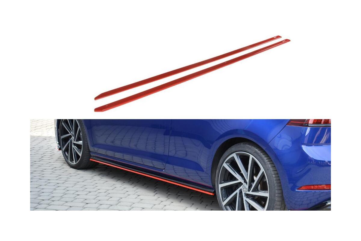 Seitenschweller Für VW T-Roc 2017-2021 - Carbon Optik Seitenschweller Set