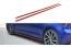 Maxton Design Seitenschweller (Paar) V.2 für VW Golf 7 R-Line / R Facelift ab 03/2017 Hochglanz schwarz mit roten Streifen