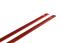 Maxton Design Seitenschweller (Paar) V.2 für VW Golf 7 R / R-Line / R-Line Facelift ab 03/2017 Hochglanz schwarz mit roten Streifen