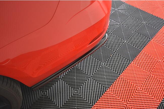 Maxton Design Diffusor Flaps V.1 für VW Golf 7 R-Line / R Variant Facelift ab 03/2017 Hochglanz schwarz