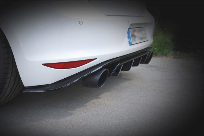 Maxton Design Heckdiffusor für VW Golf 7 GTI Clubsport Hochglanz schwarz