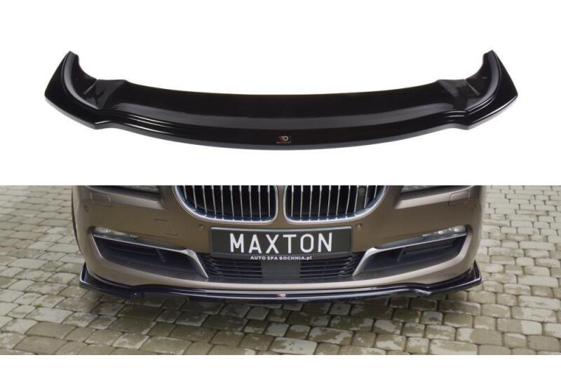Diffusor Frontlippe Frontspoiler für BMW 6er F06 Gran Coupe Hochglanz schwarz