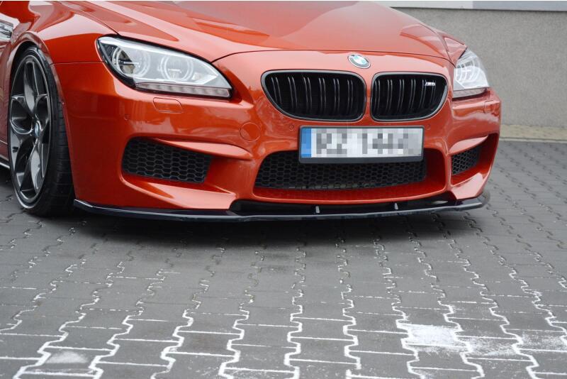 Diffusor Frontlippe Frontspoiler für BMW M6 F06 Gran Coupe Hochglanz schwarz
