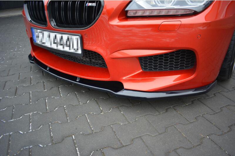 Diffusor Frontlippe Frontspoiler für BMW M6 F06 Gran Coupe Hochglanz schwarz
