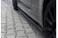 Maxton Design Seitenschweller (Paar) für Fiat 500 Abarth Mk1 Facelift Hochglanz schwarz