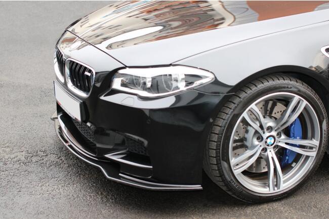 Maxton Design Frontlippe V.2 für BMW M5 F10 / F11 Hochglanz schwarz
