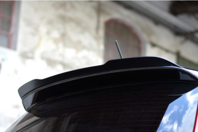 Maxton Design Heckspoiler Lippe für Skoda Fabia RS 2 II Hochglanz schwarz