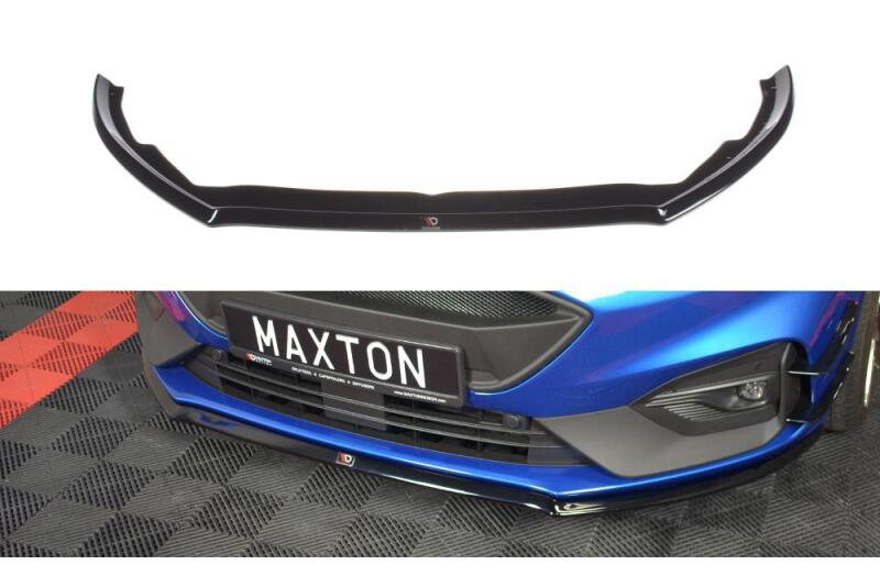 Maxton Design Frontlippe V.3 für Ford Focus ST-Line Mk4 Hochglanz schwarz