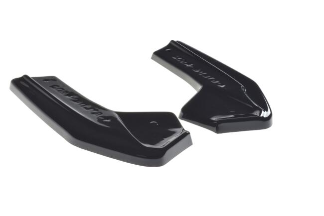 Maxton Design Diffusor Flaps V.2 für Ford Focus ST-Line Mk4 Hochglanz schwarz