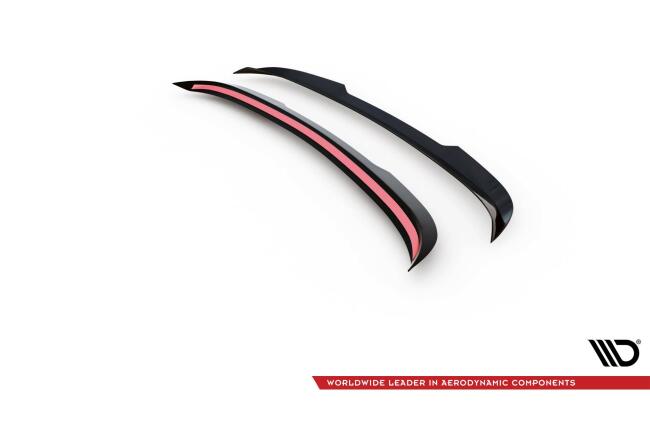 Maxton Design Heckspoiler Lippe V.2 für Ford Fiesta ST Mk6 Hochglanz schwarz