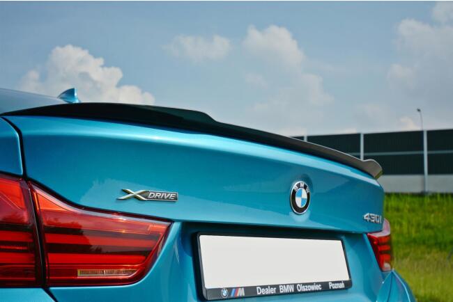 Maxton Design Heckspoiler Lippe für BMW 4er F36 Gran...