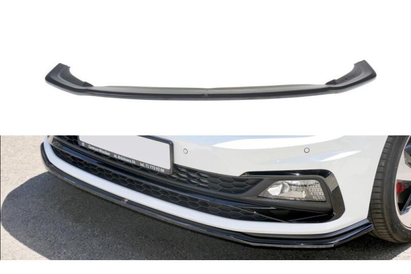 Maxton Design Frontlippe V.2 für VW Polo 6 GTI Hochglanz schwarz
