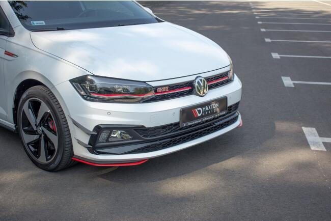 Maxton Design Diffusor Flaps V.5 für VW Polo 6 GTI Hochglanz schwarz