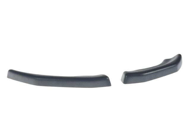 Maxton Design Diffusor Flaps für VW Polo 6 GTI Hochglanz schwarz mit roten Streifen