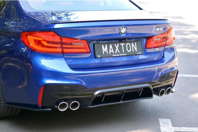 Maxton Design Heckdiffusor für BMW M5 F90 Hochglanz schwarz