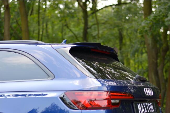 Maxton Design Heckspoiler Lippe für Audi RS4 B9 Avant Hochglanz schwarz