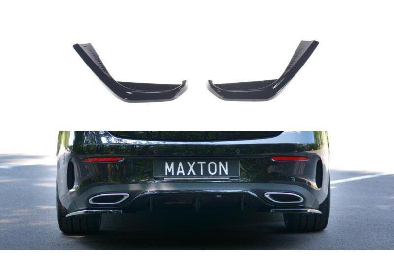 Maxton Design Diffusor Flaps für Mercedes E-Klasse W213 Coupe AMG-Line Hochglanz schwarz