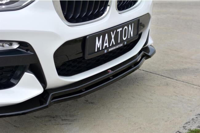 Maxton Design Frontlippe V.1 für BMW X3 G01 M-Paket Hochglanz schwarz