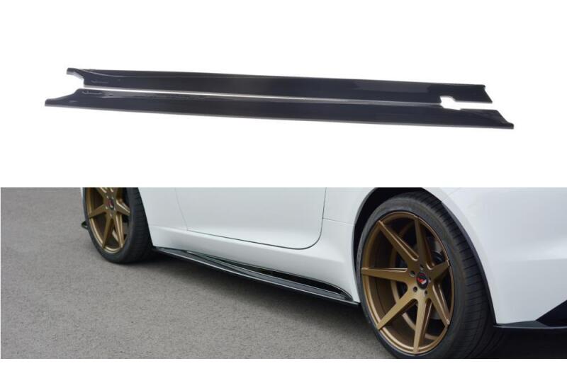 Schweller Seitenschweller für Jaguar F-Type Hochglanz schwarz