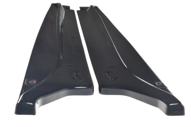 Maxton Design Seitenschweller (Paar) für Jaguar F-Type Hochglanz schwarz