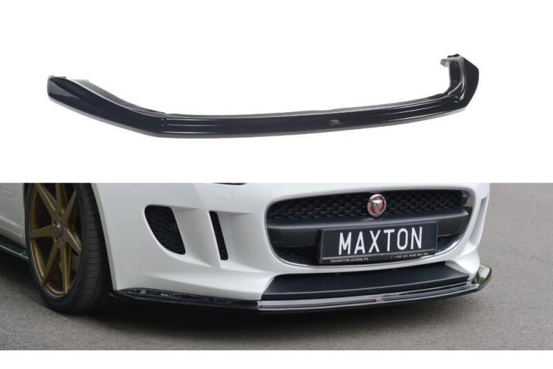 Maxton Design Frontlippe V.1 für Jaguar F-Type Hochglanz schwarz