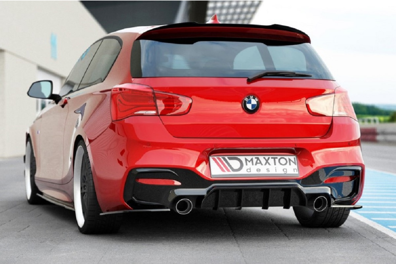 Maxton Design Heckdiffusor für BMW F20 F21 Facelift M-Paket M-Power Hochglanz schwarz