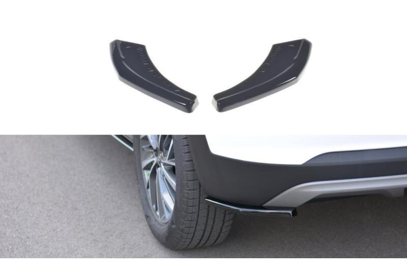 Maxton Design Diffusor Flaps für Hyundai Tucson Mk3 Facelift Hochglanz schwarz