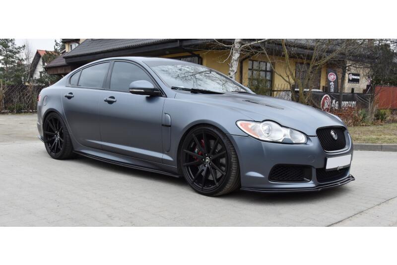 Maxton Design Frontlippe V.1 für Jaguar XF-R Hochglanz schwarz