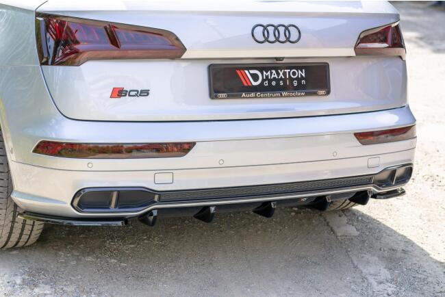 Maxton Design Diffusor Flaps für Audi SQ5 / Q5 S-Line FY Hochglanz schwarz