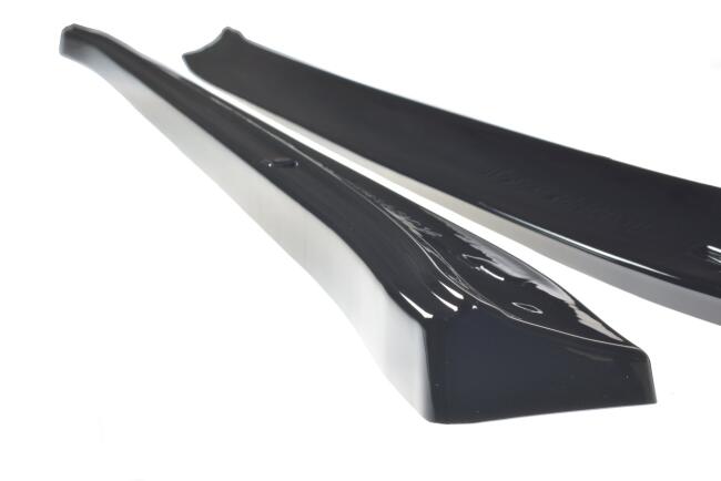 Maxton Design Seitenschweller (Paar) für Diffusor Tesla Model 3 Hochglanz schwarz