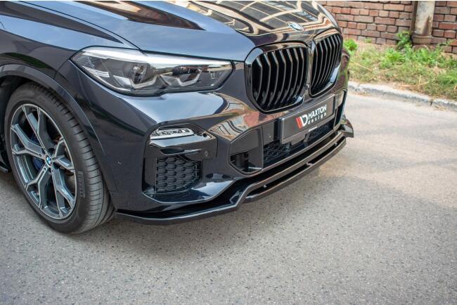 Maxton Design Frontlippe für BMW X5 G05 M-Paket Hochglanz schwarz