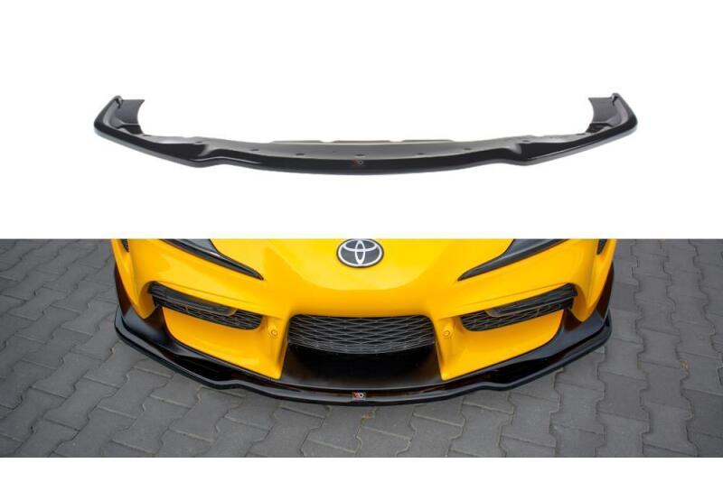 Maxton Design Frontlippe V.2 für Toyota Supra Mk5 Hochglanz schwarz