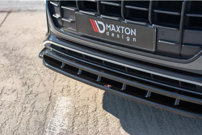 Maxton Design Frontlippe für Audi Q8 S-Line Hochglanz schwarz