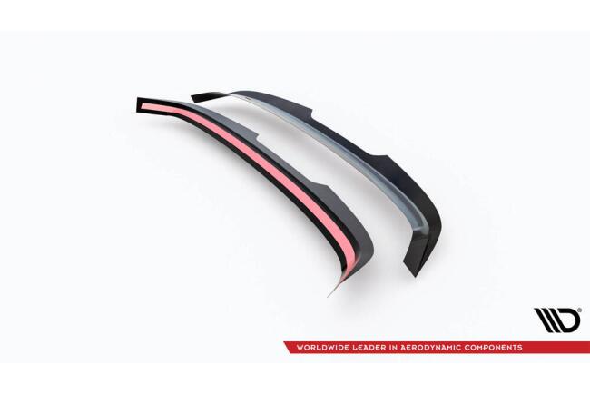 Maxton Design Heckspoiler Lippe V.2 für VW Golf 7 GTI / GTD / TCR / R und R-Line 2012-2020 Hochglanz schwarz