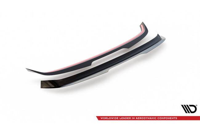 Maxton Design Heckspoiler Lippe V.2 für VW Golf 7 GTI / GTD / TCR / R und R-Line 2012-2020 Hochglanz schwarz