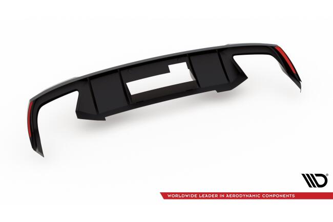 Maxton Design Heckdiffusor V.2 für Skoda Octavia RS 3 III 5E (Diesel und Benziner) Hochglanz schwarz