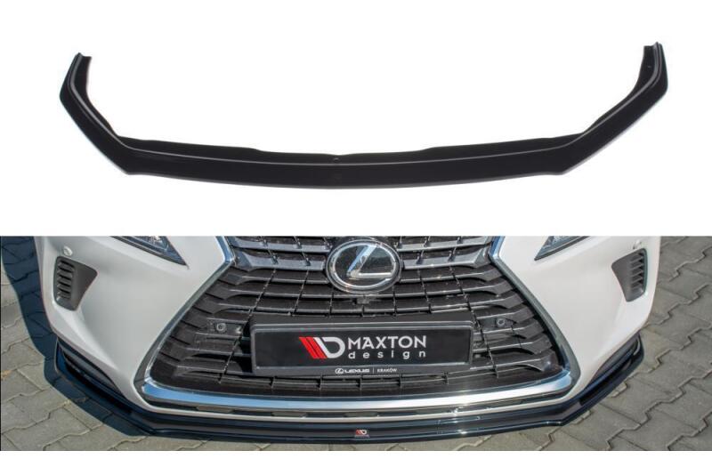 Diffusor Frontlippe Frontspoiler für Lexus NX Facelift Hochglanz schwarz