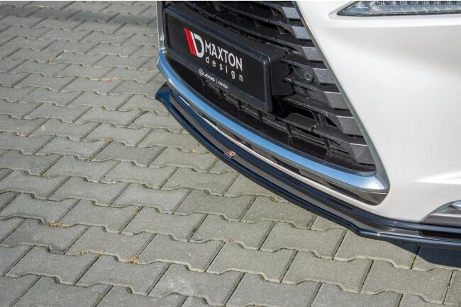 Maxton Design Frontlippe für Lexus NX Facelift Hochglanz schwarz
