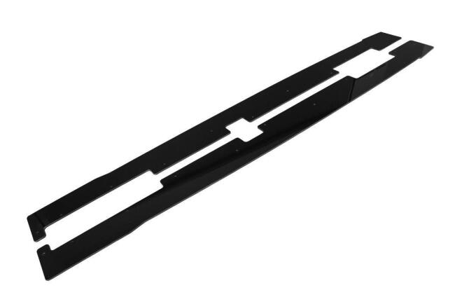 Maxton Design Street Pro Seitenschweller (Paar) V.2 für Ford Fiesta ST / ST-Line Mk8 Hochglanz schwarz