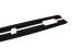 Maxton Design Street Pro Seitenschweller (Paar) V.2 für Ford Fiesta ST / ST-Line Mk8 Hochglanz schwarz