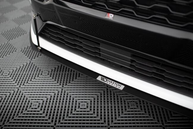 Maxton Design Street Pro Frontlippe V.2 für Ford Fiesta ST / ST-Line Mk8 Hochglanz schwarz