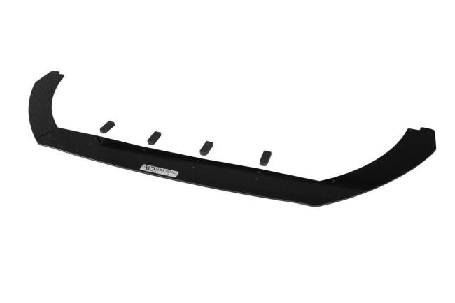 Maxton Design Street Pro Frontlippe V.2 für Ford Fiesta ST / ST-Line Mk8 Hochglanz schwarz