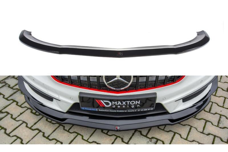 Maxton Design Frontlippe für Mercedes A45 AMG W176 Hochglanz schwarz