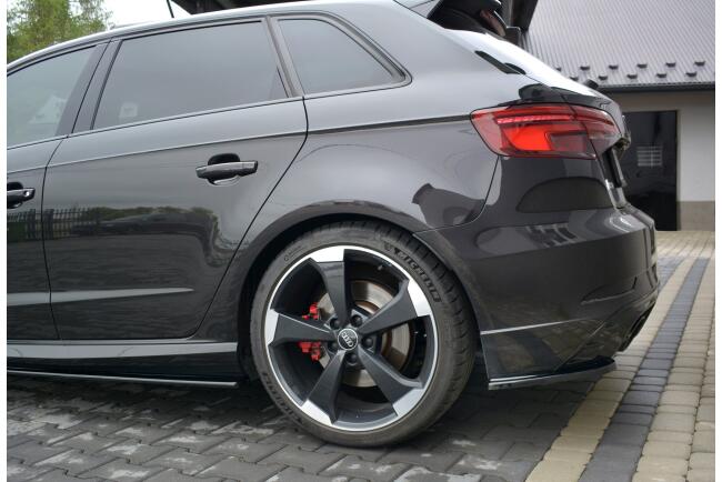 Maxton Design Diffusor Flaps V.1 für Audi RS3 8V Sportback Facelift Hochglanz schwarz