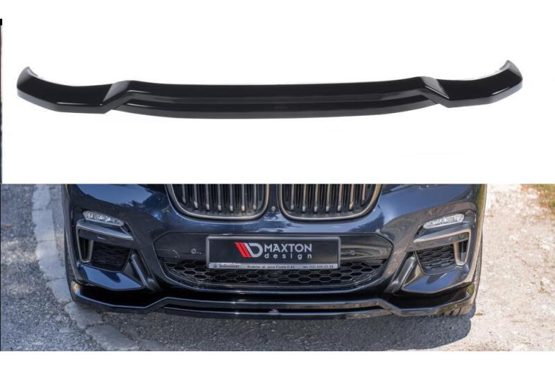 Maxton Design Frontlippe für BMW X4 G02 M-Paket Hochglanz schwarz