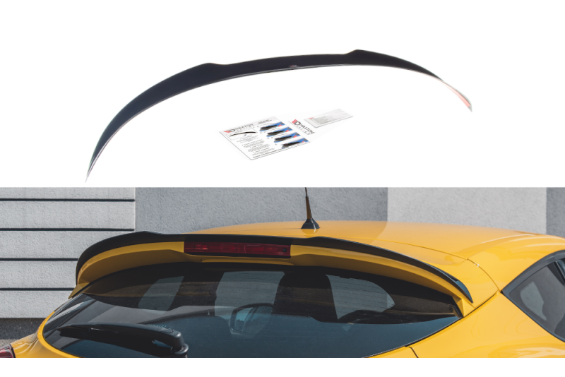 Maxton Design Heckspoiler Lippe V.2 für Renault Megane 3 RS Hochglanz schwarz